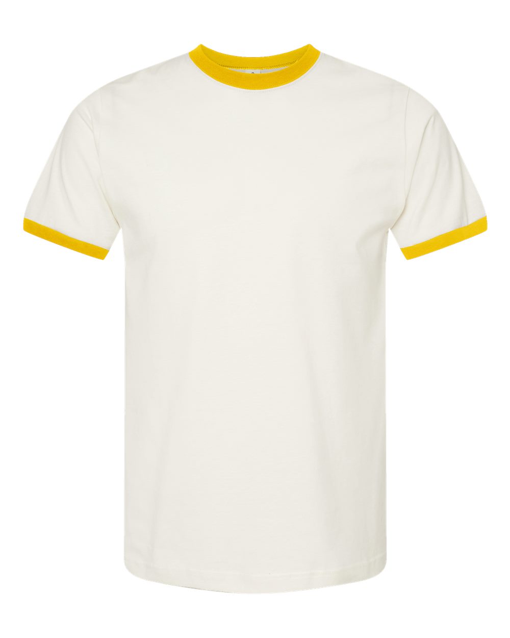 30459 Tultex 246 Ringer Vintage / Yellow