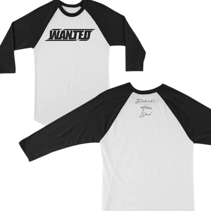 Wanted Baseball Tee