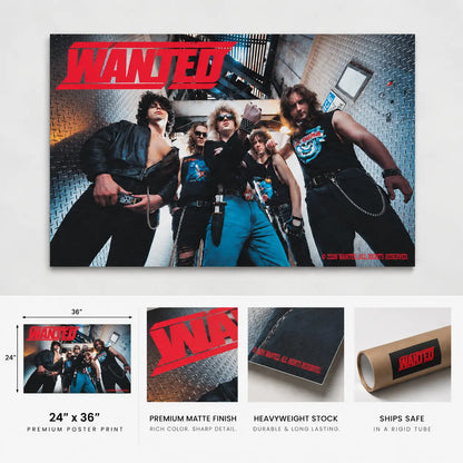 Wanted Band Poster - Limited